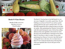 Tablet Screenshot of bushnvinefarm.com